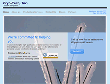 Tablet Screenshot of cryo-tech.net